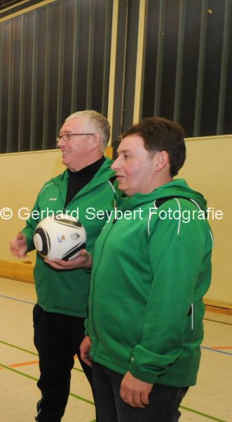 Trainer SV Walbeck Damen Willi hegger und Heinz-Theo Pasch